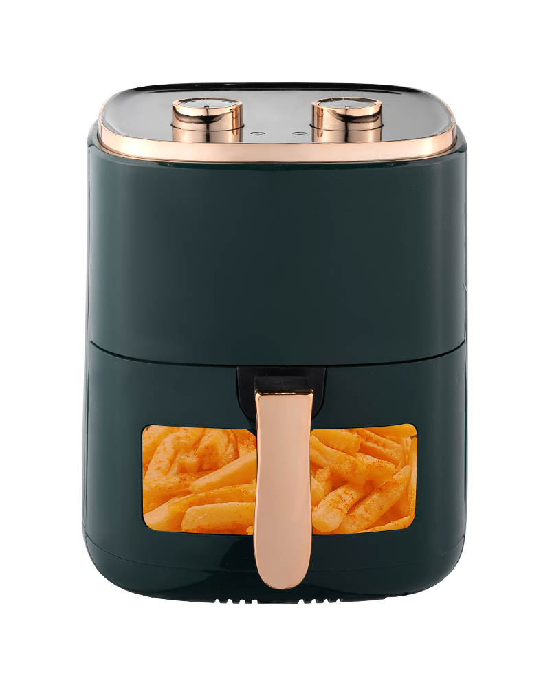 AF-403J-T  Food contact grade material non-stick fried basket manual air fryer