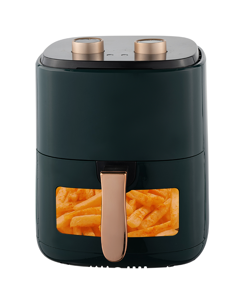 AF-401J-T 1360W Power temperature/time double adjustment manual air fryer